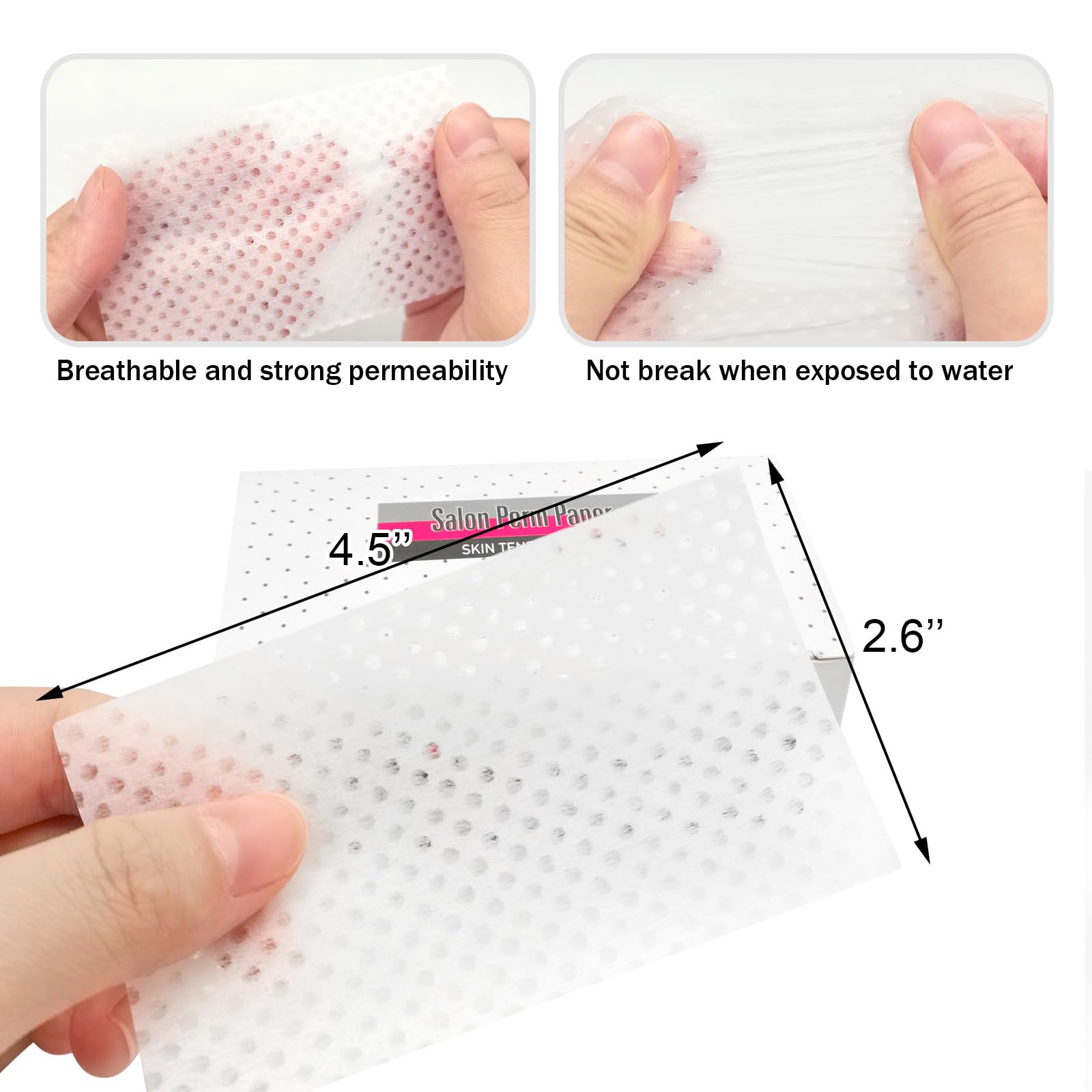 Desenda 1000 Sheets Breathable Hair Perm Paper High Toughness Ultra-Thin Mesh Hair Perm Paper Personal Grooming Tools for Hair Salon Shop Professional Stylist Home Salon Tool - Image 3