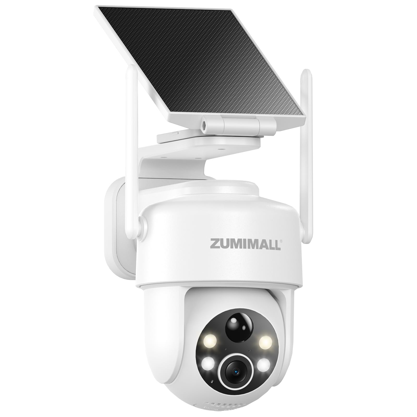 ZUMIMALL 2K Solar Security Camera