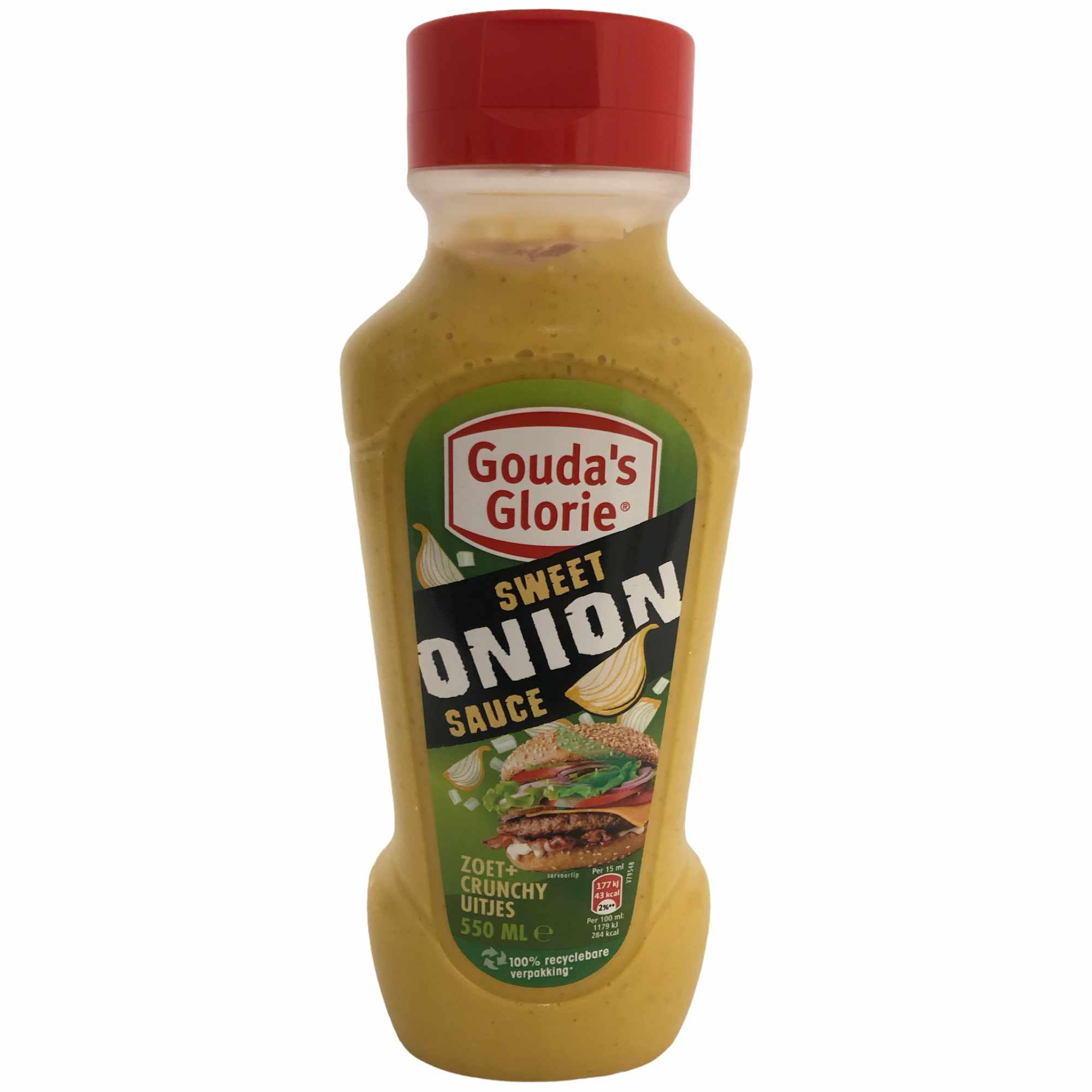 Gouda's Glorie Sweet Onion Sauce 6er Pack (6x550ml Flasche) + usy Block