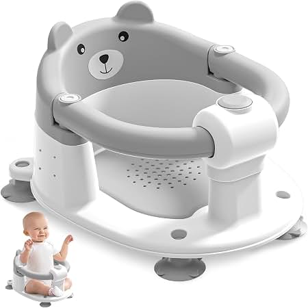 Summer Infant My Bath Seat Soft Support, Gray