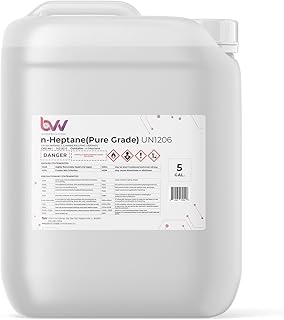 BVV N-Heptane 99.3% Lab Grade-5 Gallon
