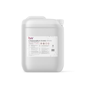 Lab Grade N-Heptane - Ultra High Purity Solvent - 99.3% Pure Dissolving Heptane Solution - 1 Gallon
