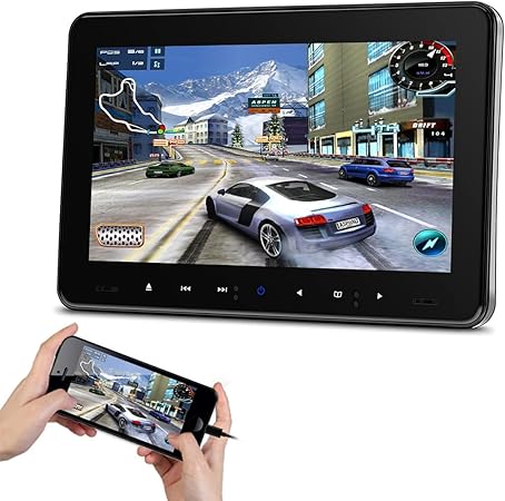 プレーヤー≗ XTRONS ヘッドレストDVDプレーヤーモニター 2台 NvwDK