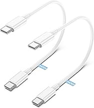 2Pack for Apple USB C to USB C Charging Cable 1ft 240W,Short Type C to Type C Fast Charger Cord,for iPhone 17/16E/Air/15/Pro/Plus/Pro Max,for MacBook Pro/Air,for iPad Pro12.9/11in,Air 4/5,Mini 6/7