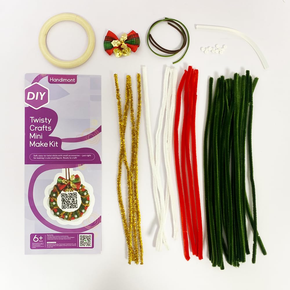 Handmade Christmas Wreath Ornament