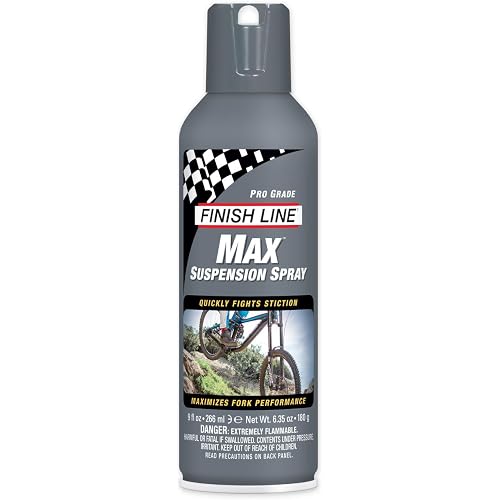 Finish Line Max Suspension Spray Forks Shocks Dropper Posts 9 fl oz