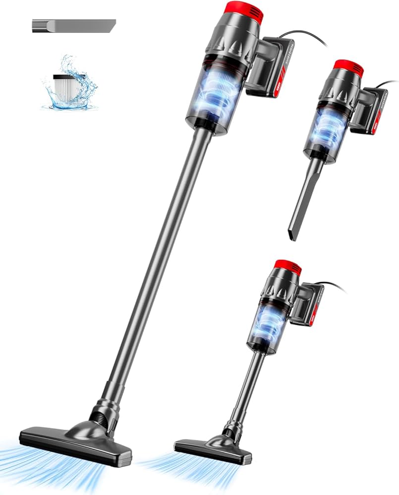 Amazon | 掃除機 コード式【38000Pa超強吸引・1.1kg超軽量・静音設計