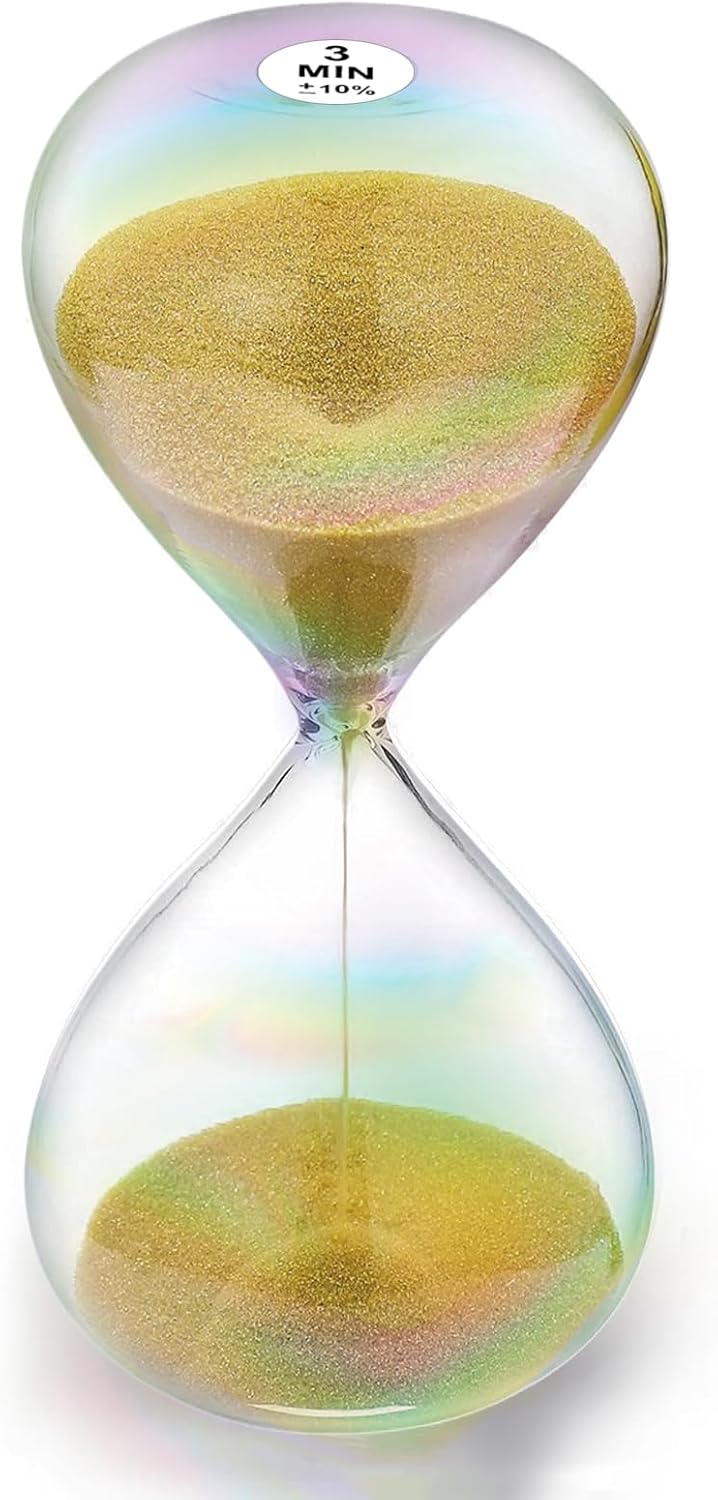 SuLiao Hourglass Sablier De 5 Minutes Bleu - Minuteur Coloré - Pour Le