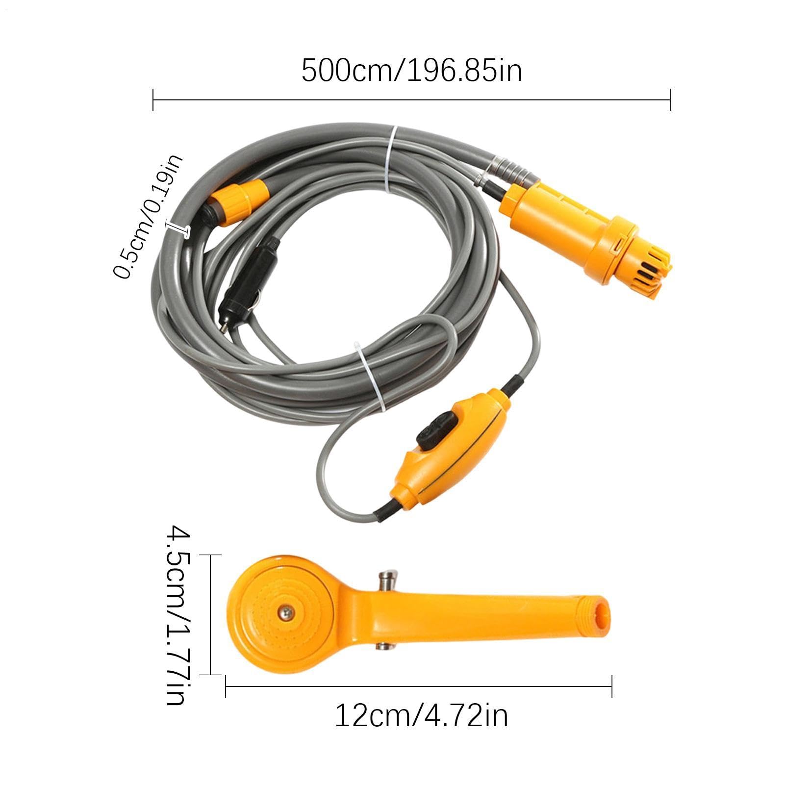 Prysznic Przenośny Wielofunkcyjny 12V Elektryczny Przenośny