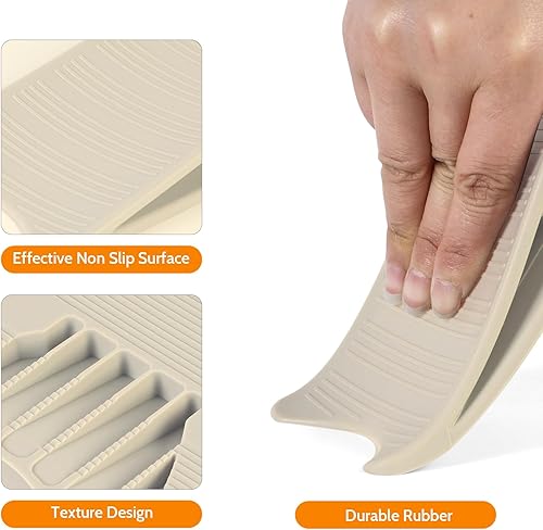 Vista 17 de Topes de puerta patentados originales para la parte inferior de la puerta, tope de puerta de goma antideslizante, cuña de puertas para alfombras