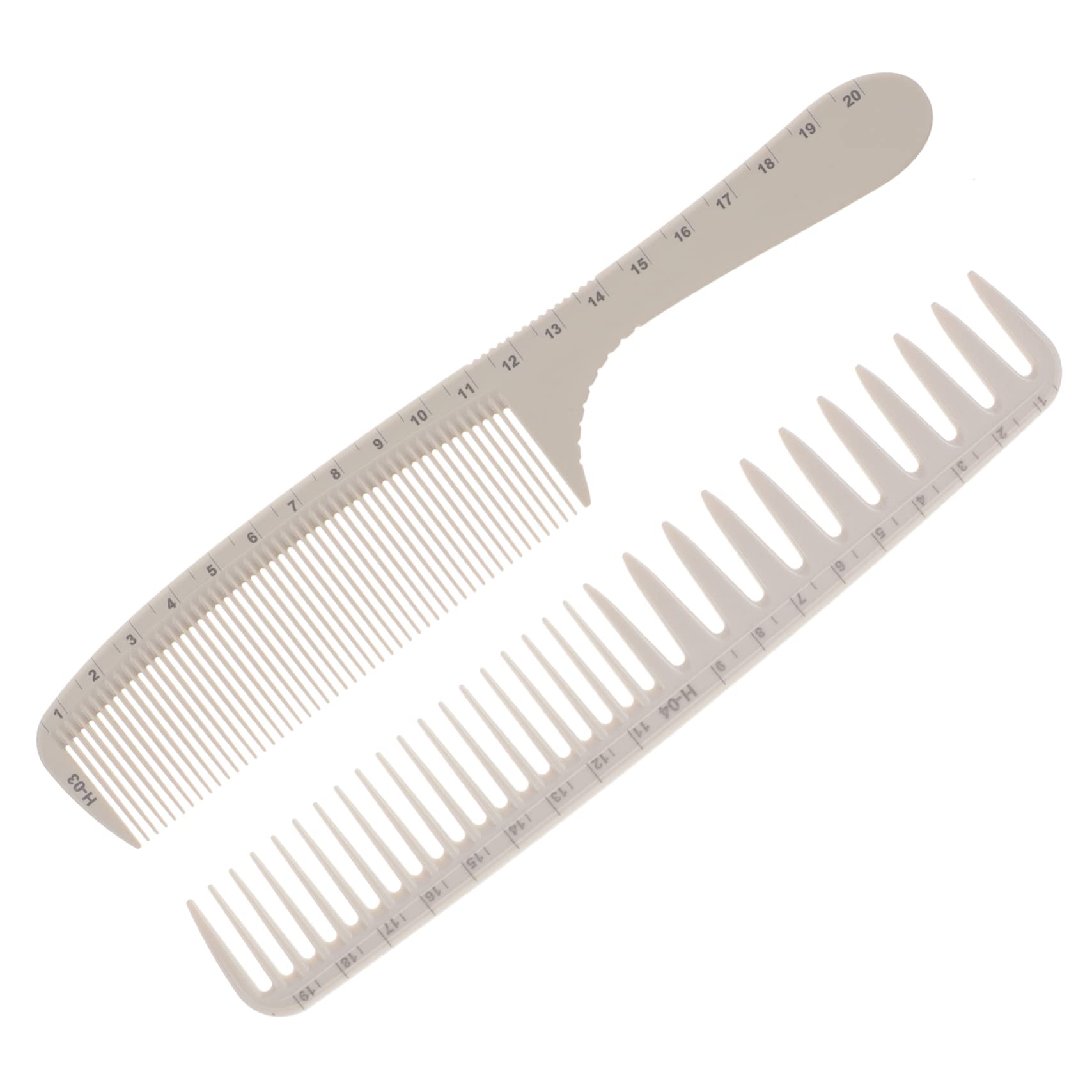 FOMIYES 10piezas Peines De Corte Con Escala Para Pelo Peines De Peluquería Antiestáticos Herramientas De Estilo Para Cortar y Peinar El Cabello Casa o Salón