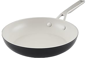 KitchenAid Hard Anodized Ceramic Nonstick Skillet, Fortified With Hard Anodized Aluminum