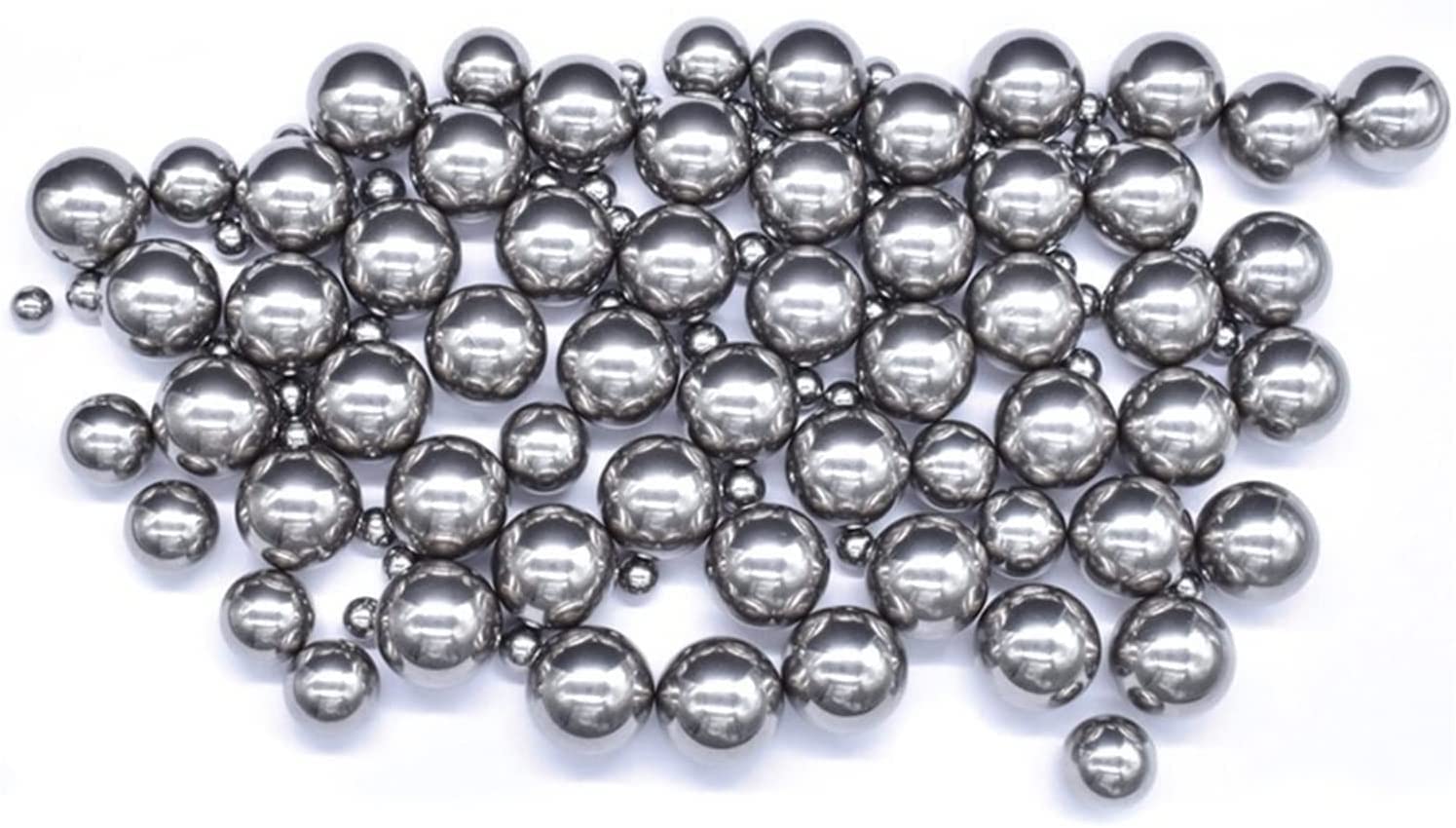 LHNBGTUIW Bearings Ball 1000pcs 304 Stainless Steel Balls Dia 1.5mm Mini Bearing for Machinery