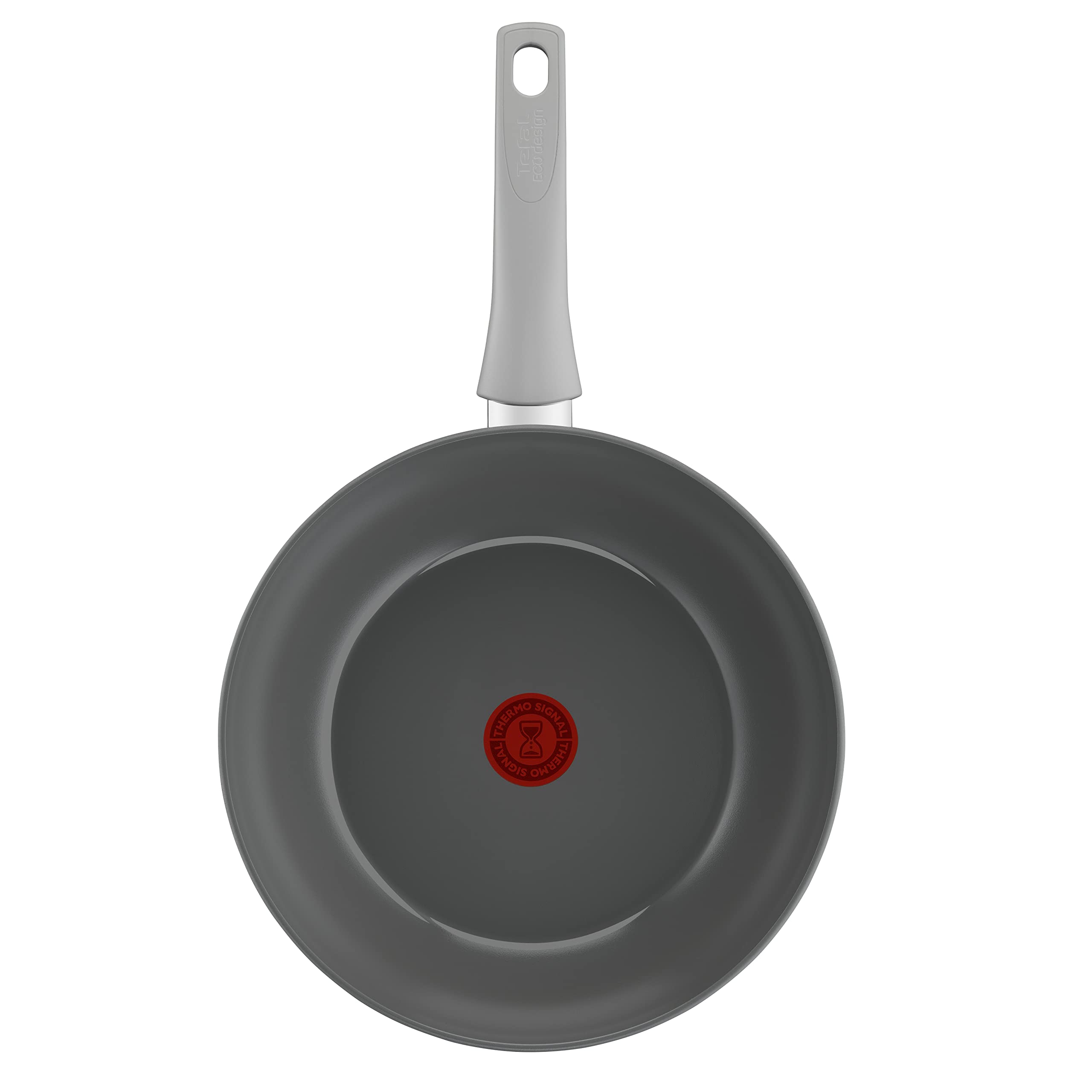 Tefal Renew On – Wok de 28 cm de aluminio 100% reciclado, revestimiento antiadherente cerámico, Thermo-Signal, embalaje 90% reciclado, todo tipo de cocinas, cocina baja en grasas