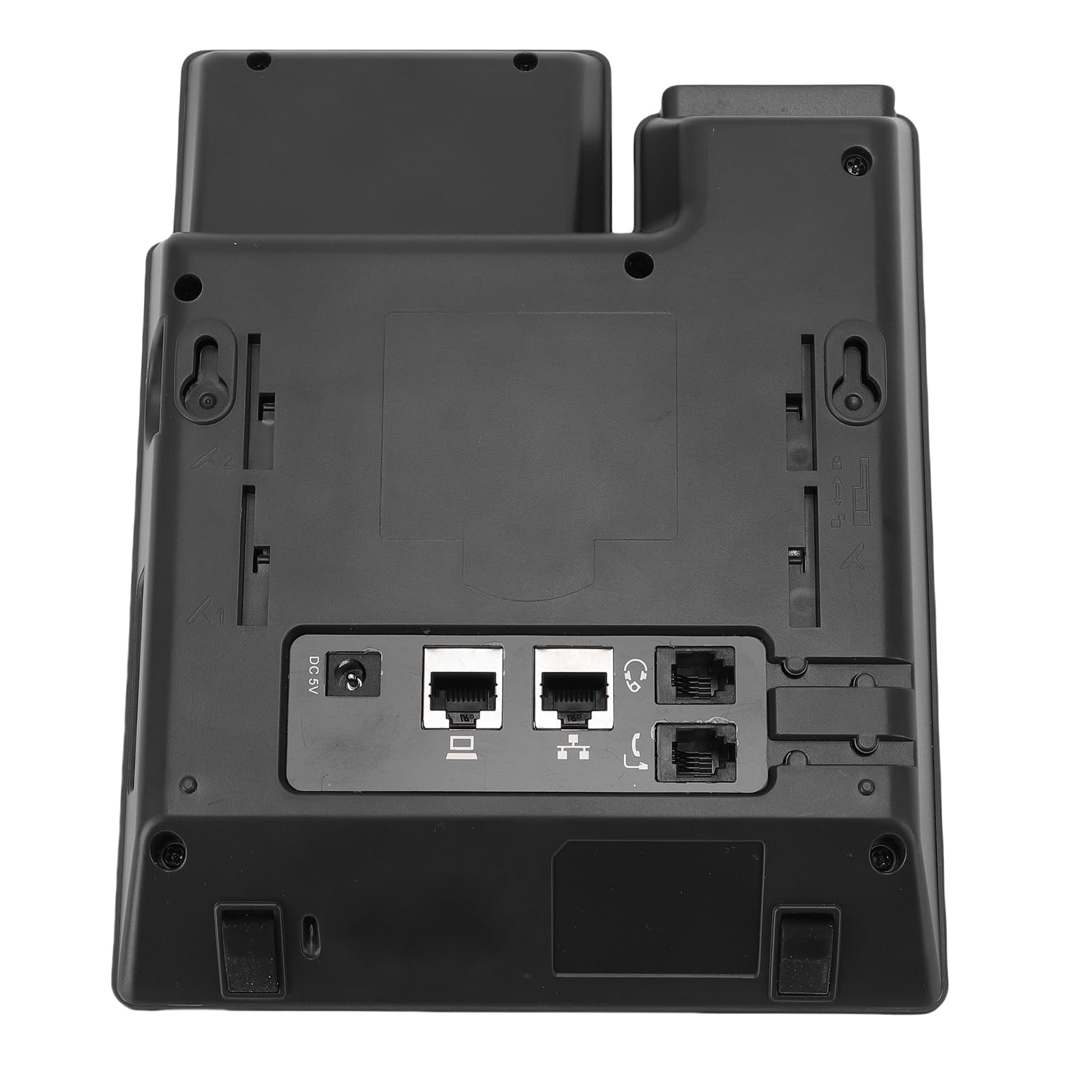 Ejoyous Telefon Biurowy IP z Kablem, 2,4-calowy Kolorowy Wyświetlacz LCD, 2 Linie SIP