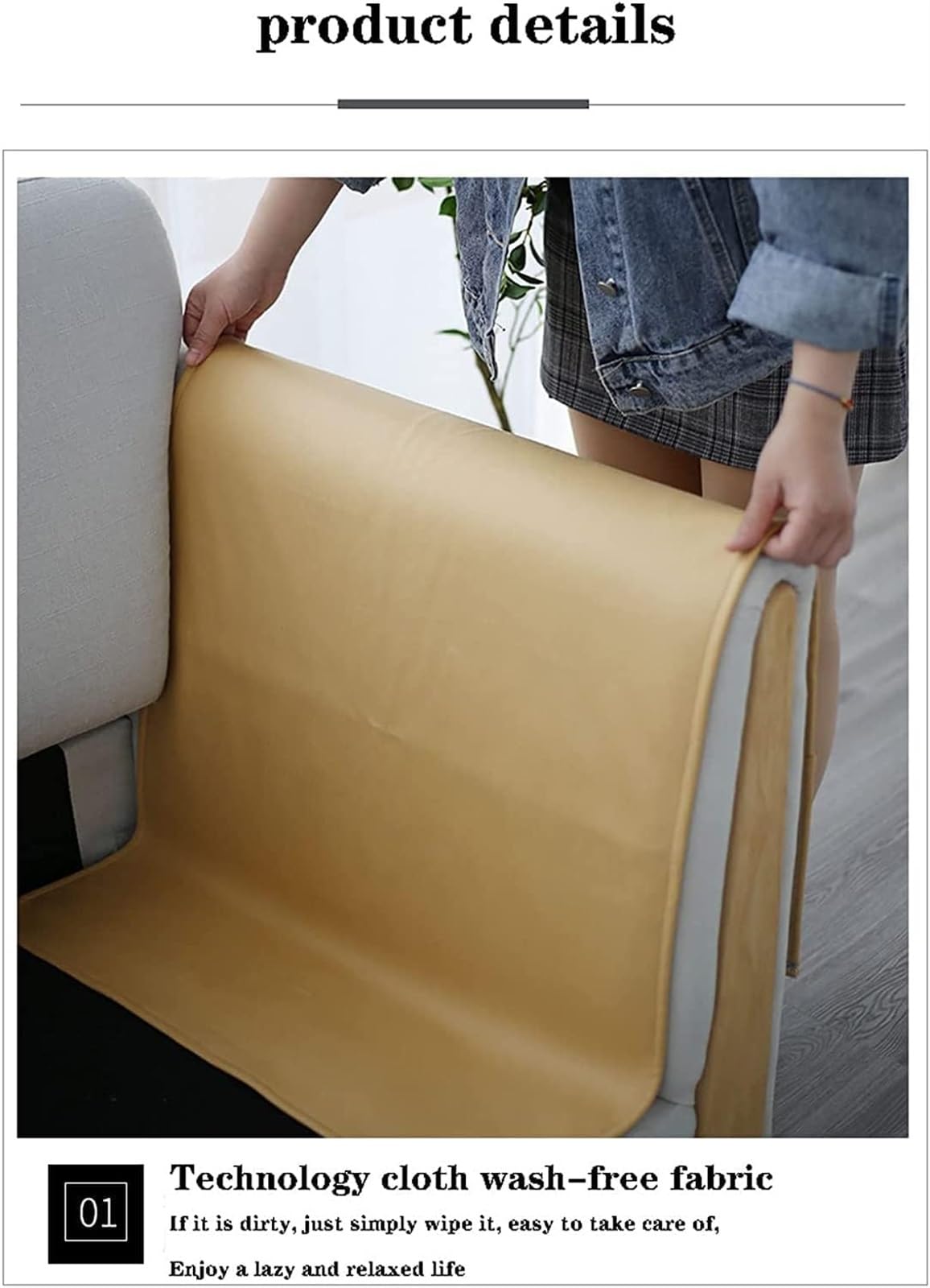 Organiseur multicolore pour accoudoir de canapé avec 4 poches de rangement de chevet pour canapé, 80 x 110 cm, parfait pour les collations à distance et les essentiels Jaune