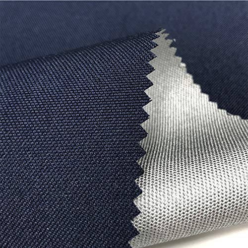 LUOSFUH Tissu Ignifuge 600D Tissu élastique de bœuf Enduit d'argent Ignifuge de Tente imperméable à l'eau Argile Tibétaine Cyan Tibétain 1m Cover