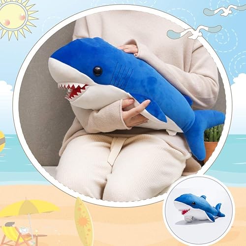 Miniatura 4 de ARELUX Chubby Blob Seal, almohada con forma de foca juguete de peluche realista para abrazar almohada linda y gorda de animal marino.