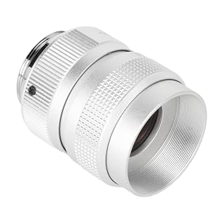 3NH® 25mm F1.4 CCTV Lens, Manual Adjustment Sturdy Low Distortion C Mount CCTV Lens for Bar for Warehouse (Sliver)