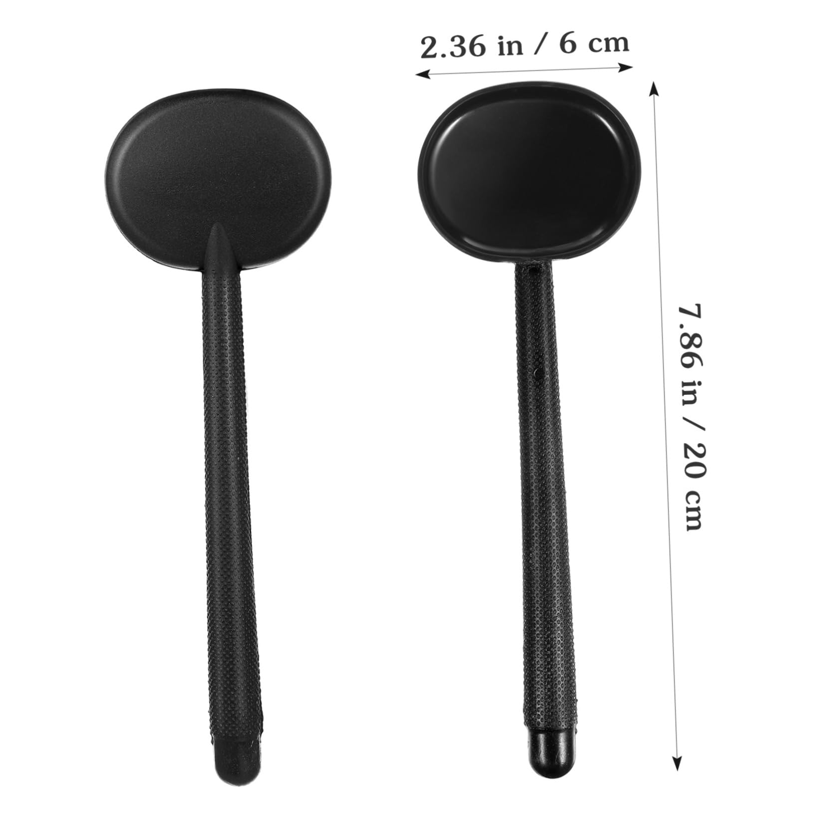 NOLITOY 3pcs Eye with Handle Test Screening Patch Study Eyes Testing Handheld Adults Eye Shield for Reading Eye Exam Exams Black