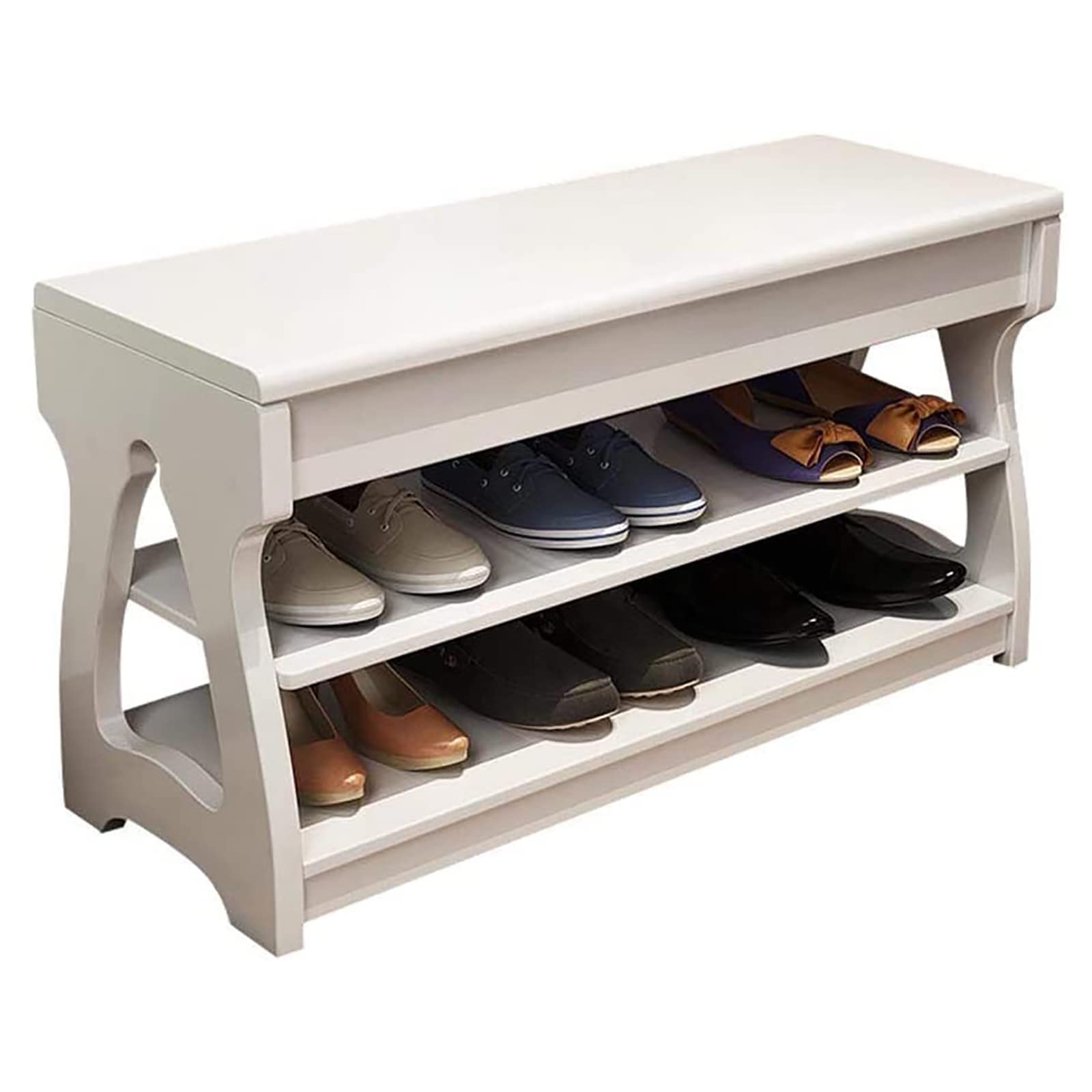Banc à chaussures avec rangement pour ne plus encombrer votre entrée de maison