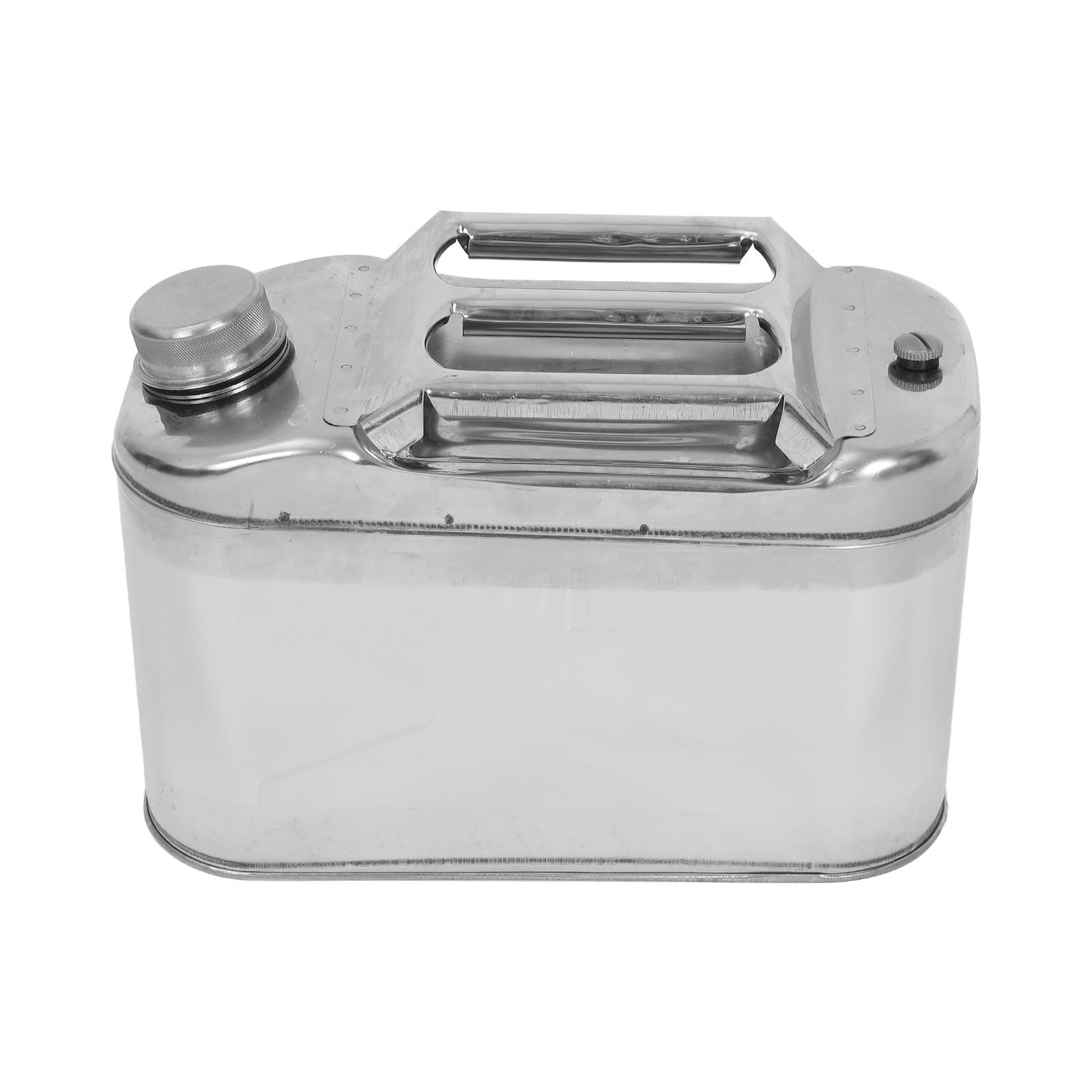 Housoutil Robuster Edelstahleimer 10 L mit Ausgießer und Ventil