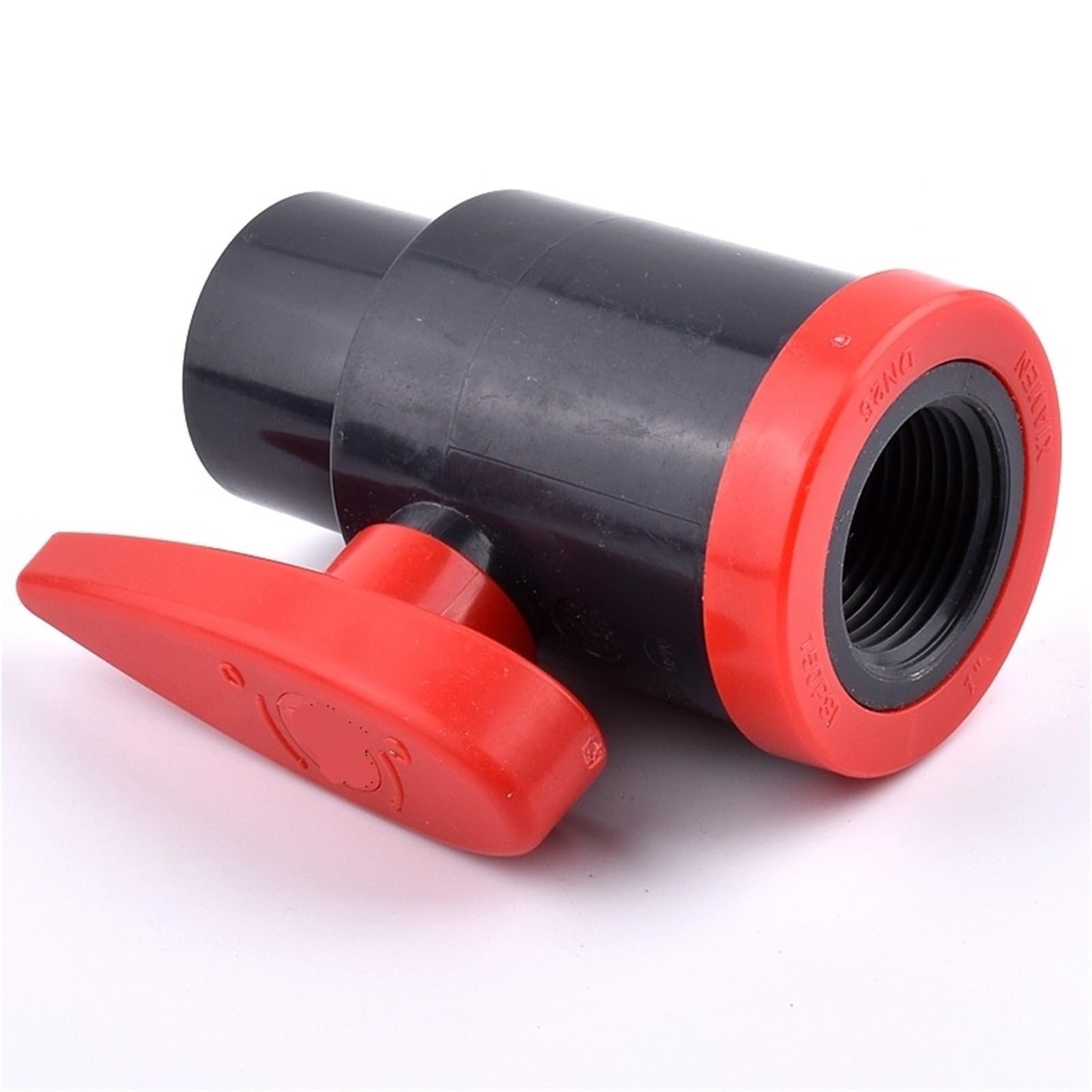 1 pieza de conector plano 20/25/32 mm a válvula bola PVC con rosca hembra 1/2" a 1", for acuario, sistema riego(Female Thread 1I2)