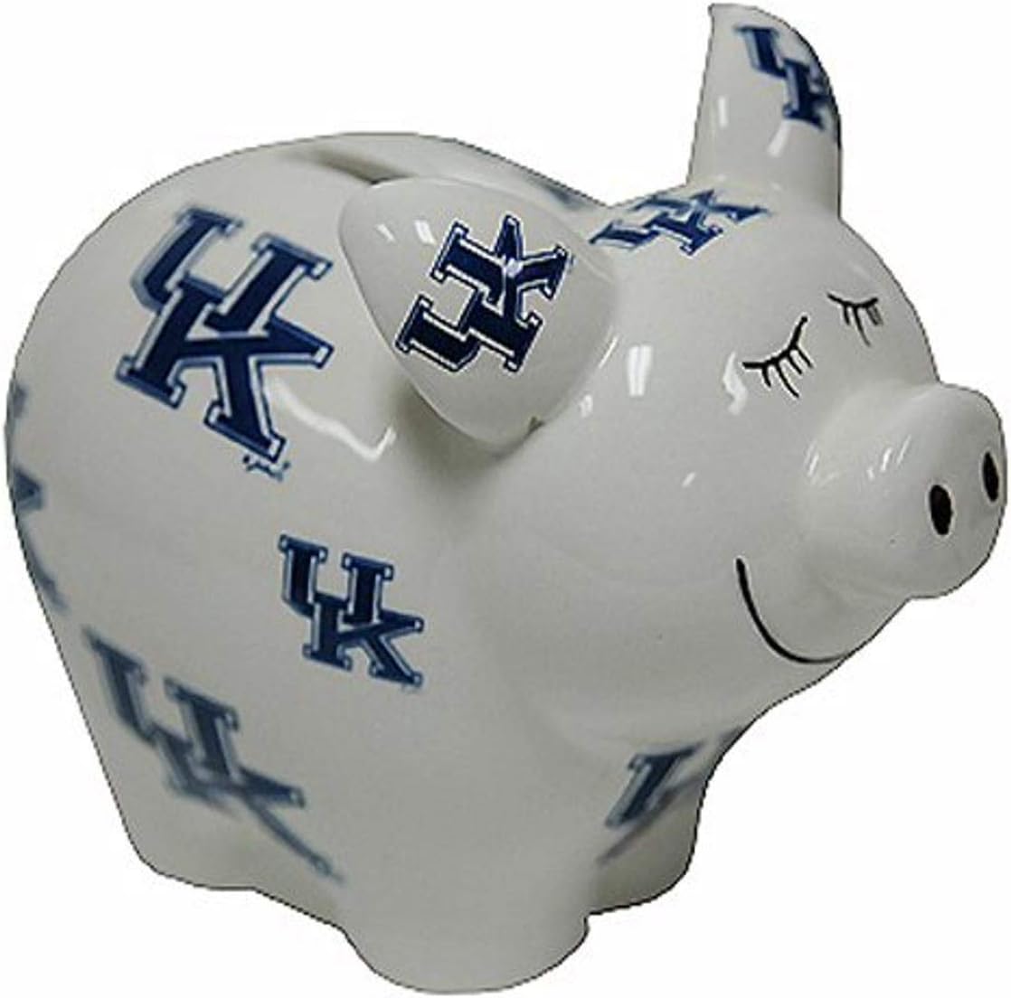 Game Day OutfittersNCAA Kentucky Wildcats Piggy Bank with All Over Logo "UK"