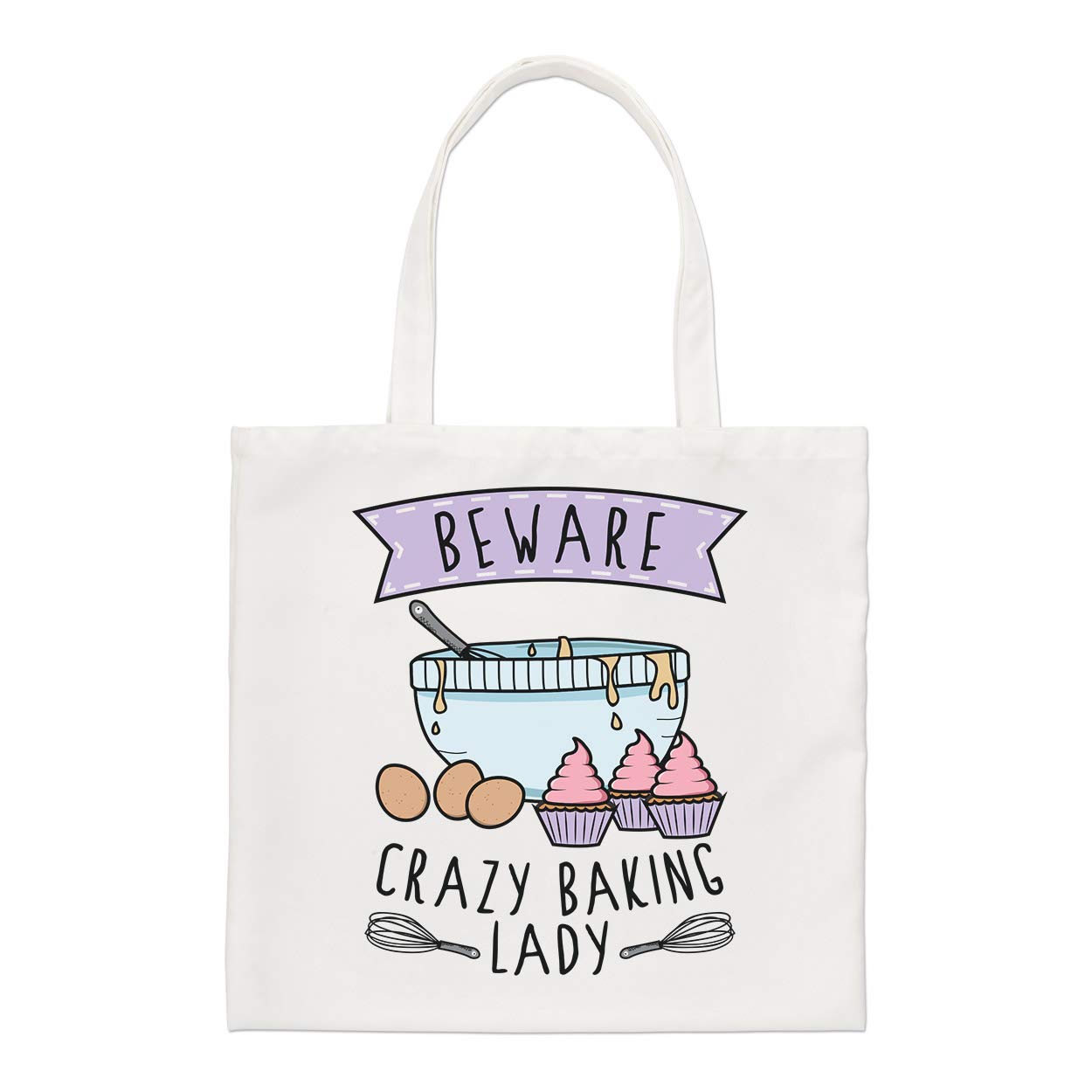 Beware Crazy Baking Lady Regular Tote Bag