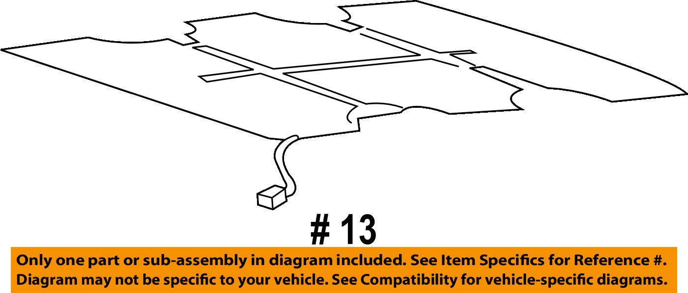 GM 22878848 HEATER ASM-F/SEAT CUSH