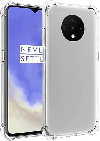 Case for OnePlus 7T Case, HD1907 Case, Soft Clear TPU Phone Cases, Slim Silicone Protective Shockproof Transparent Cover for OnePlus 7T Crystal Clear