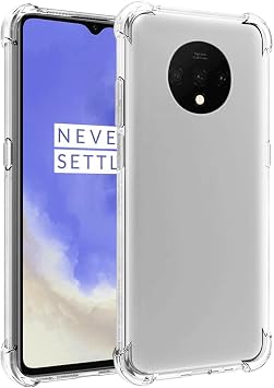OnePlus 7Tケース、HD1907ケース、ソフトクリアTPUフォンケース、スリムシリコン保護耐衝撃透明カバー、OnePlus 7Tクリスタルクリア