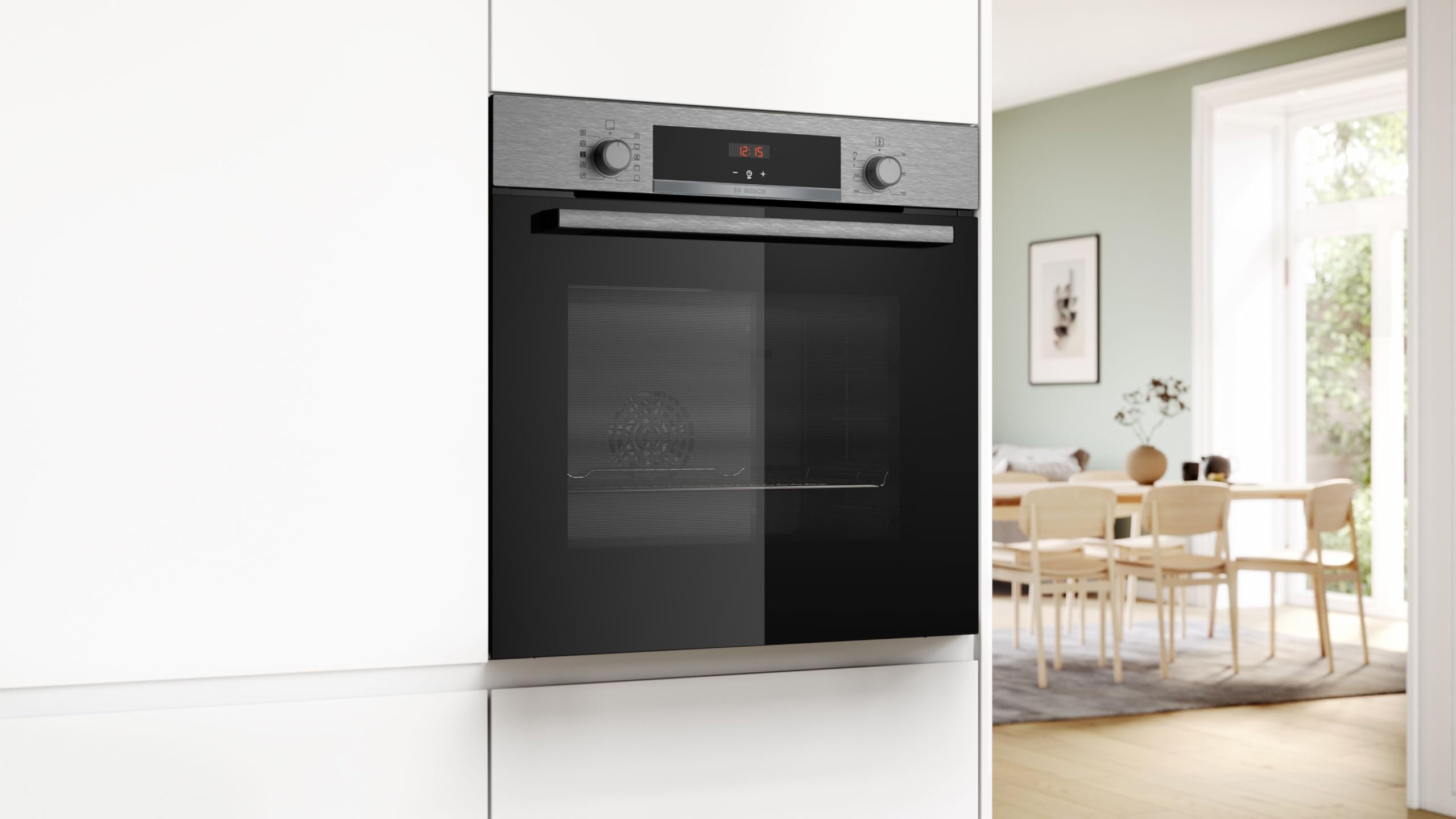Bosch Series 4 HQA534BS3B Built In Electric Oven, Stainless Steel — view 5