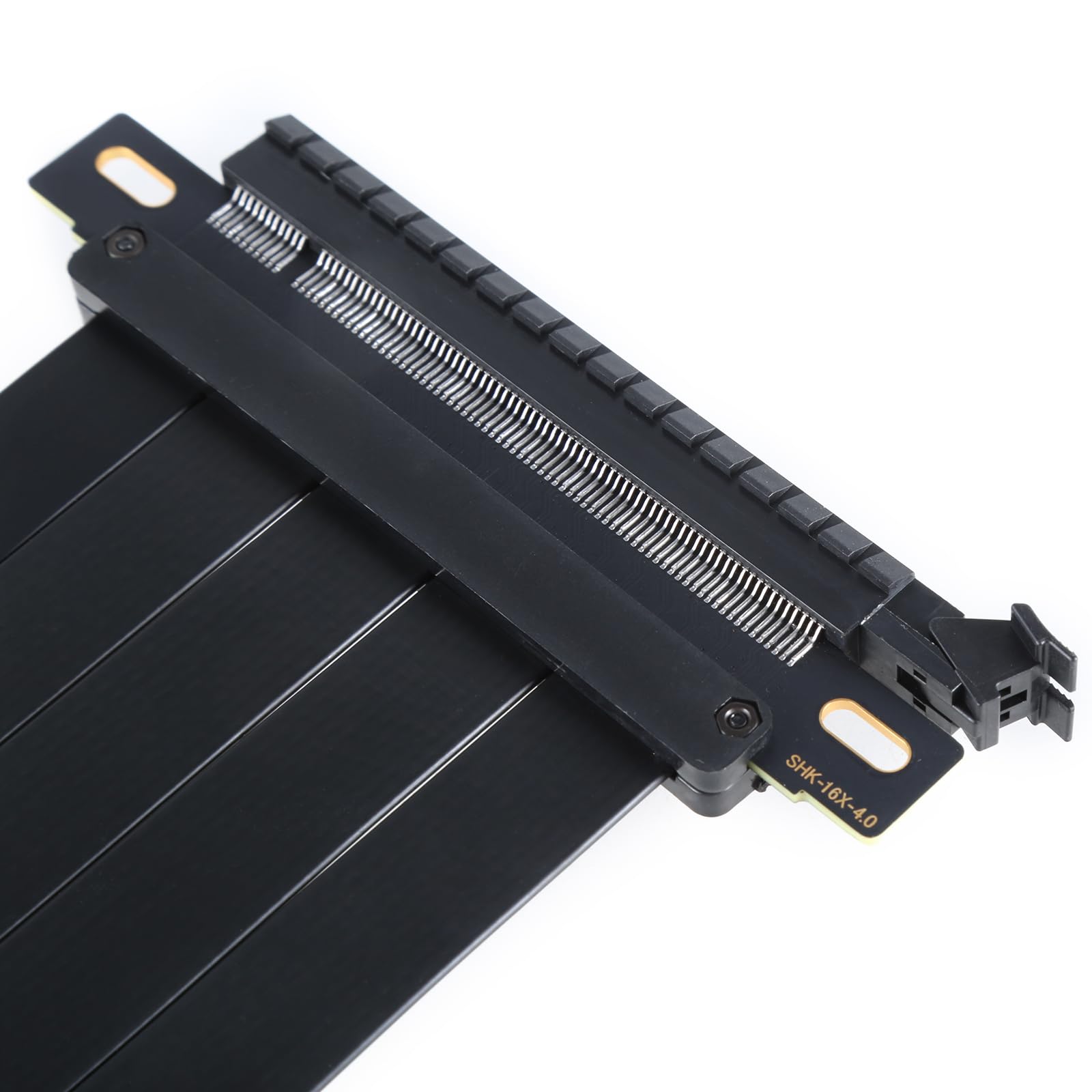 PCIE4.0 Wspornik szczelinowy, pionowy uchwyt na kartę graficzną, uchwyt montażowy z zestawem kabli PCIE4.0 X16