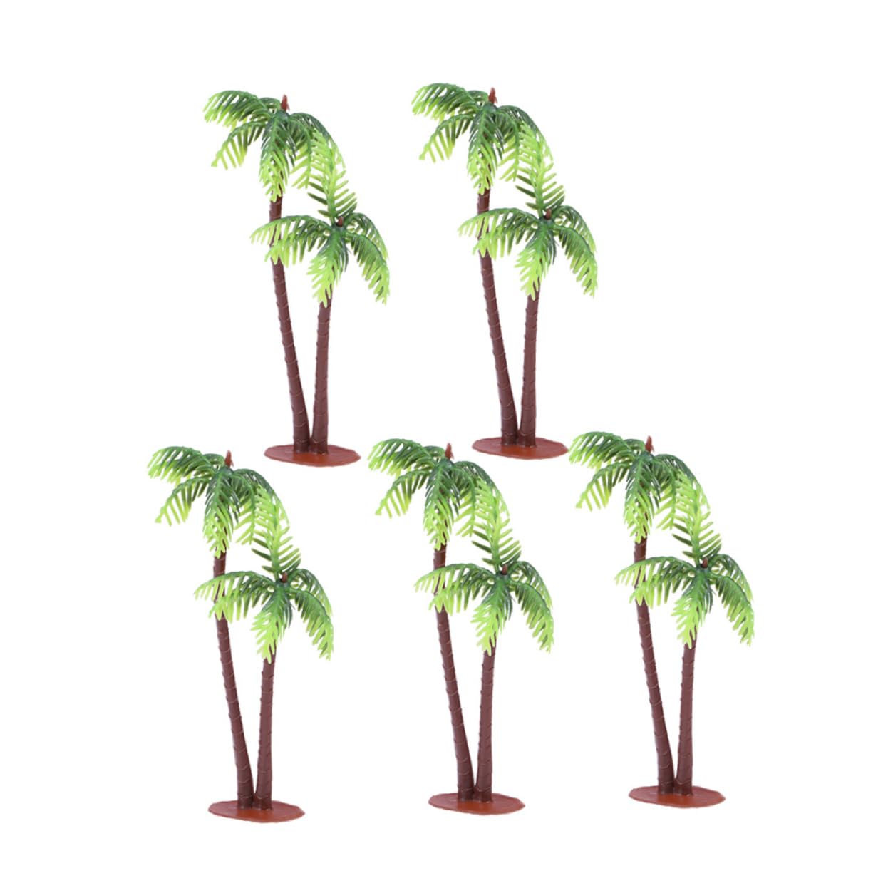 Warmhm 3 Sets Kokospalmen-Dekoration Mini-Bonsai Aus Kunststoff Basteln fr  Die Landschaftsgestaltung Heimdekoration Stck X 3: Amazon.de: Haustier