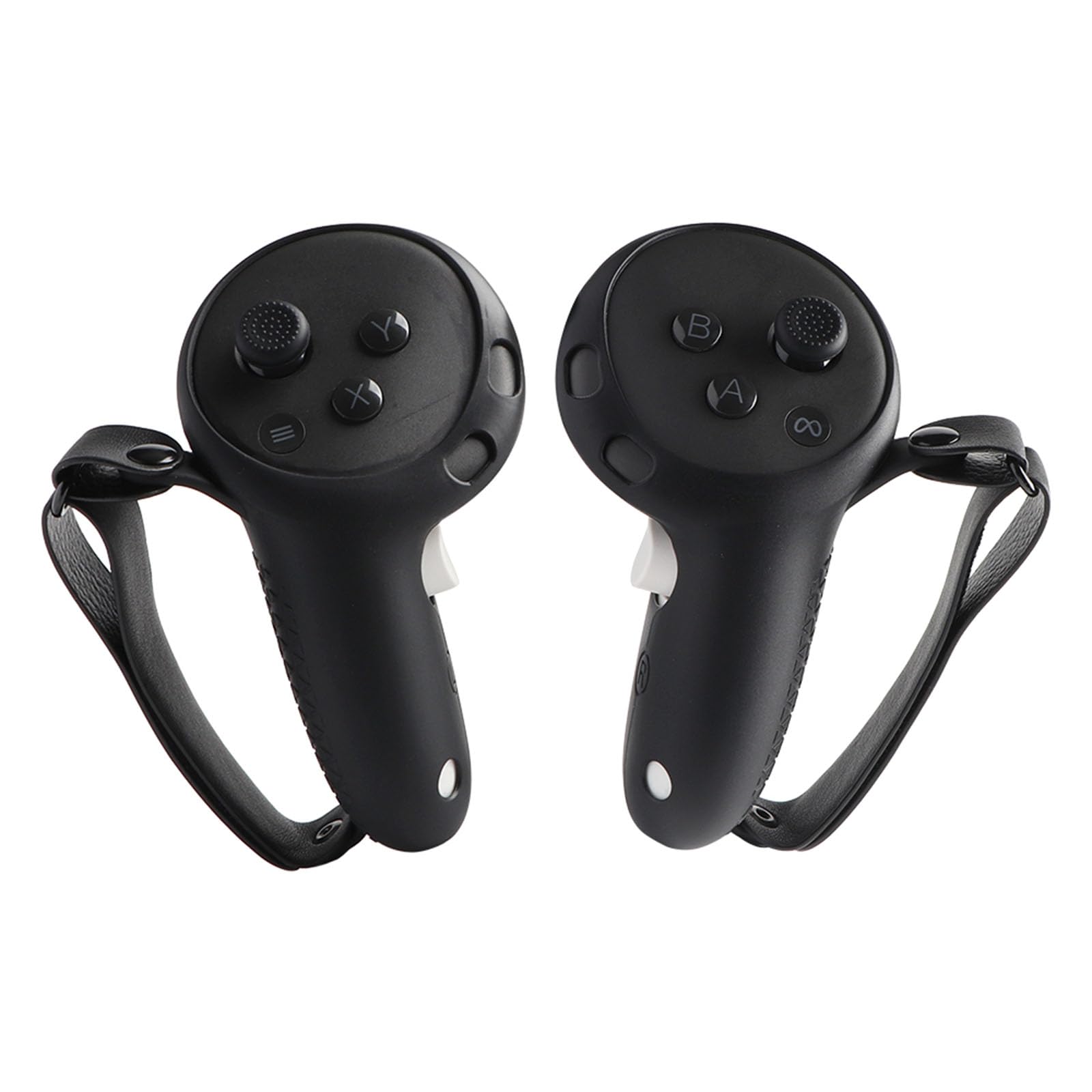 VR Controller Covers Sleeves Protector for Meta Quest 3,Silicone Handle Grip Protective Cover with Adjustable Strap for Quest 3 Controllers