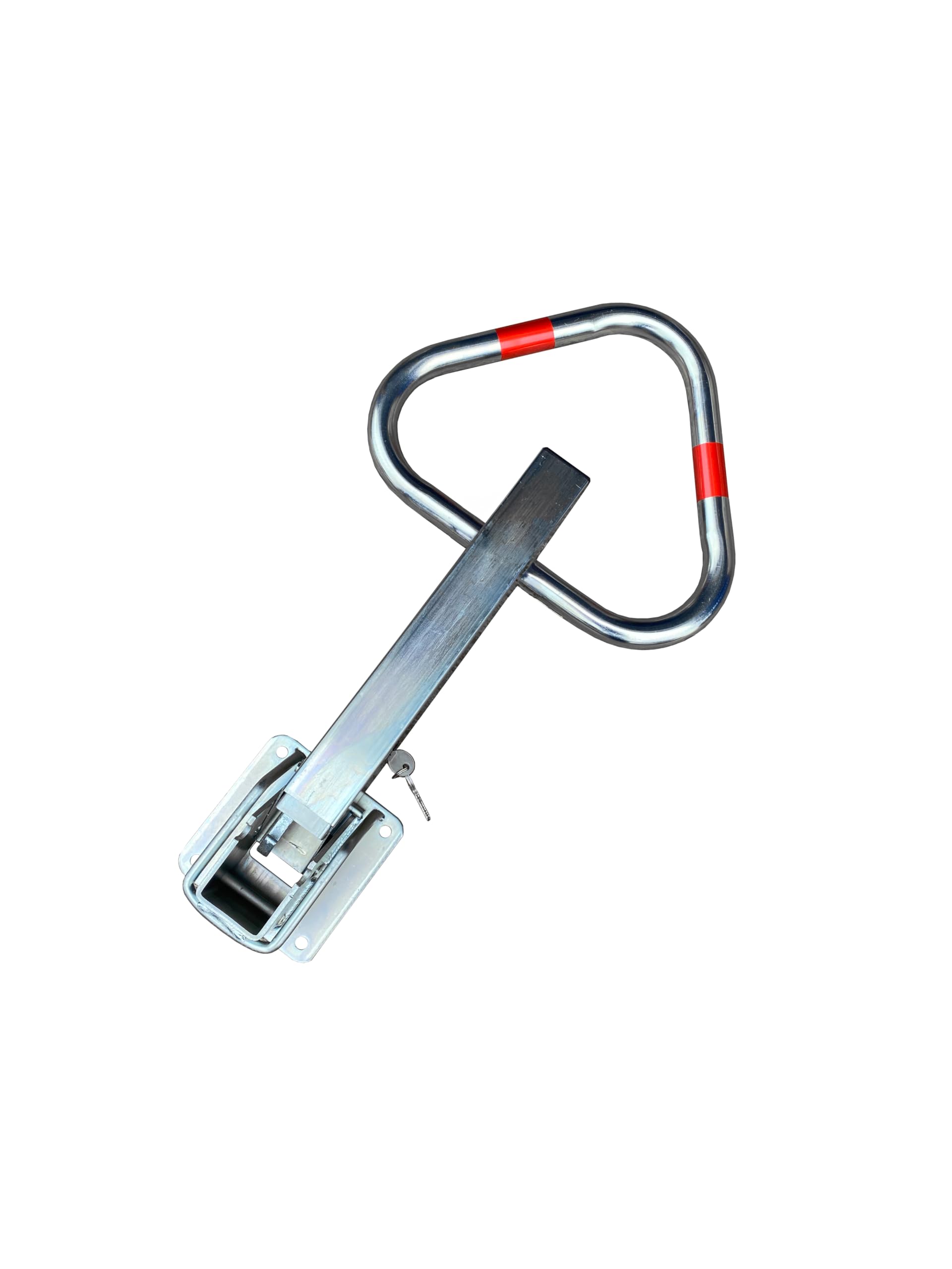 PAL - Barrera para aparcamiento abatible manual con cerradura kali, barreras para parking para reservar su plaza de aparcamiento (1)