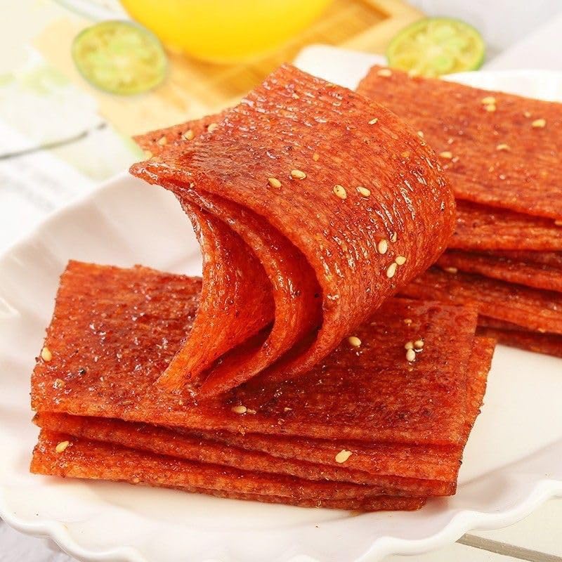 Super spicy strips, spicy slices and spicy sticks, Chinese latiao spicy snacks gift package, large gluten, handmade spicy strips, healthy vegetarian food, casual spicy snacks Spicy slices,10 bags
