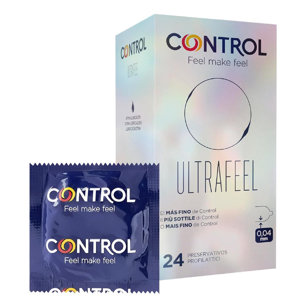 CONTROL Preservativos, Natural, Sin fragancia, 24 Unidad (Paquete de
