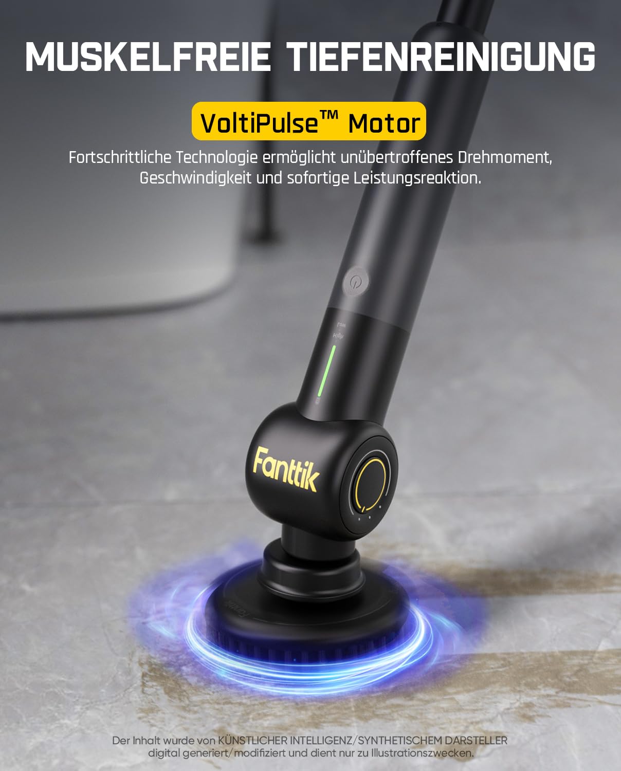 Fanttik G9 Pro Elektrische Reinigungsbürste & 3er-Set Ersatzbürstenköpfe