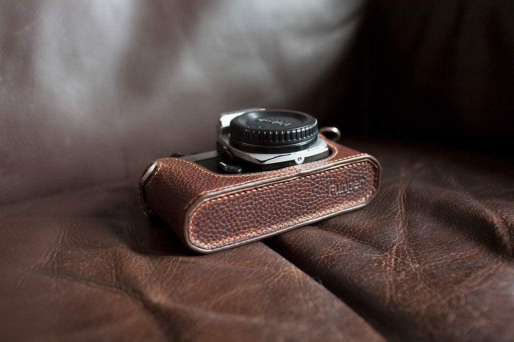 Amazon | Funper Nikon FM2 専用 ブルタイプ 本革 ボディケース ダーク