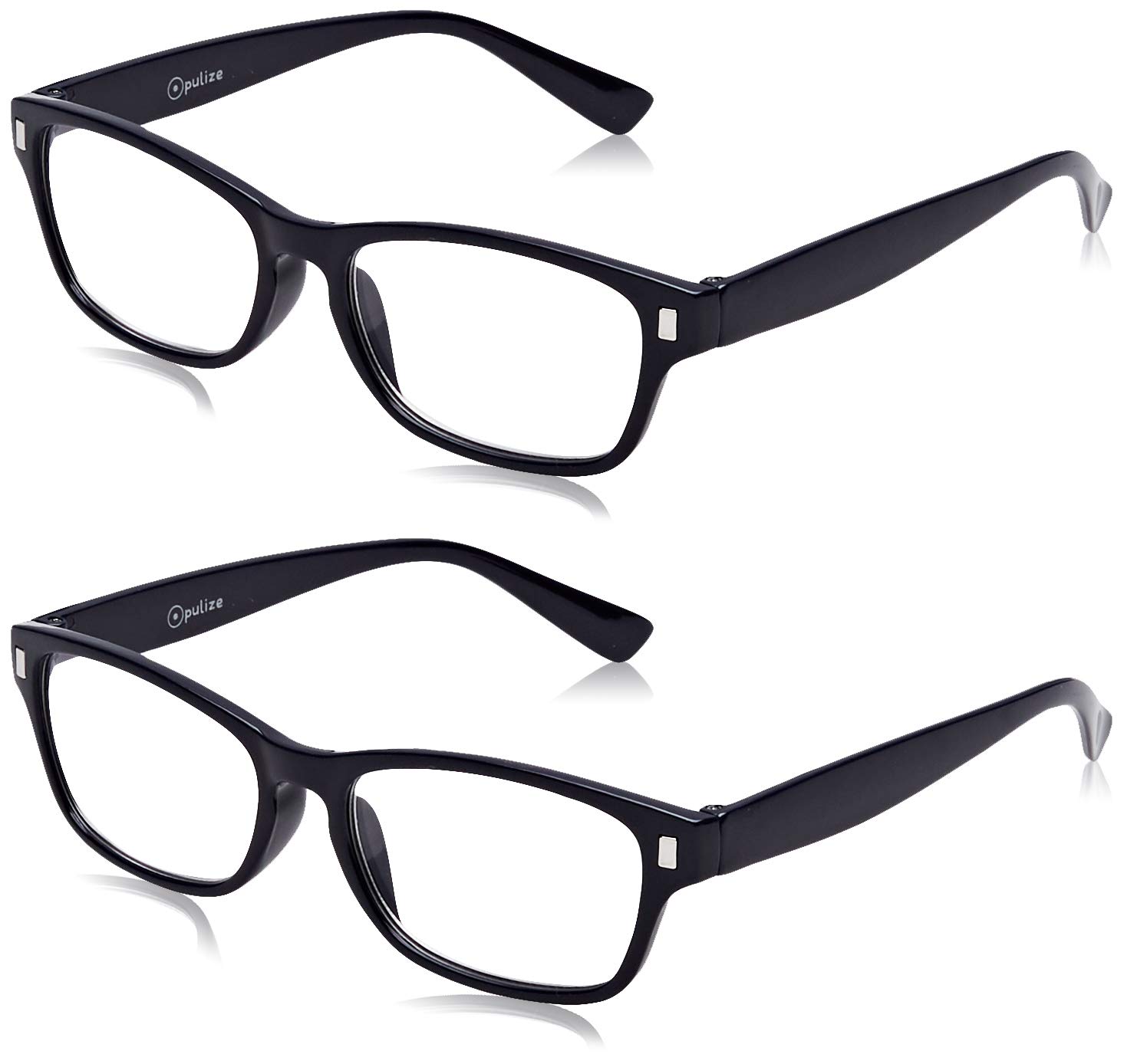 The Reading Glasses Company Dark Blue Readers Value 2 Pack Mens Womens RR77-3 +2.00