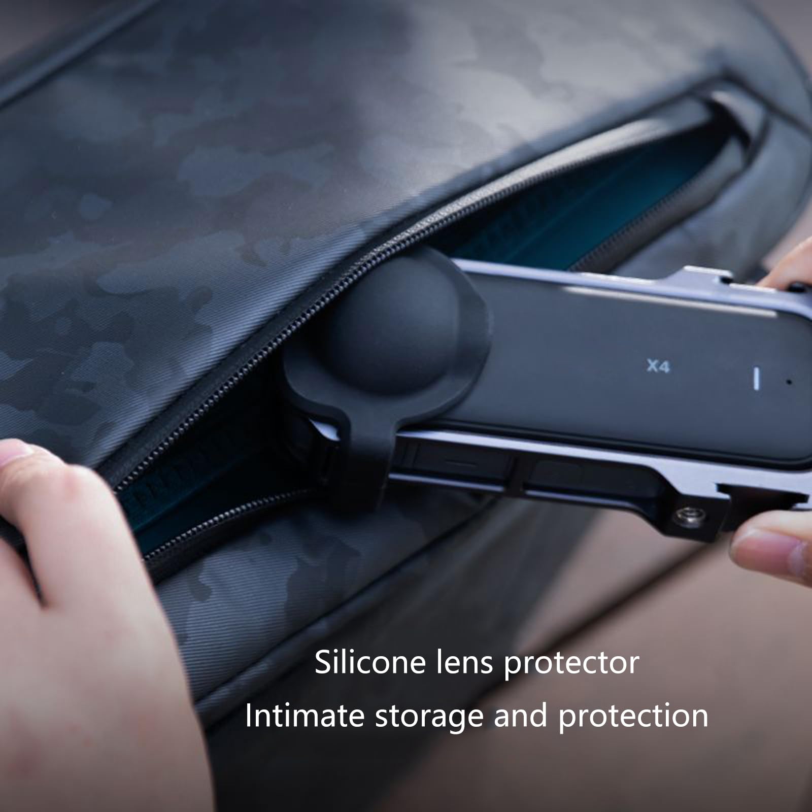 Marco de metal para cámara, funda protectora para cámara de acción de 360 grados con acción de cubierta de lente