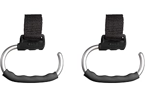 Grey Multi-Functional Stroller Hook for Hands-Free Convenience