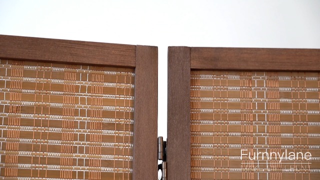 Amazon.com: Furnnylane 3 Panel Bamboo Room Divider - 5.6 ft Tall