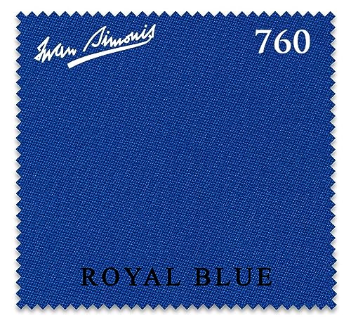 Iwan Simonis 760 Pool Billiard Table Cloth - Authorized Dealer (Royal Blue, 9 ft)