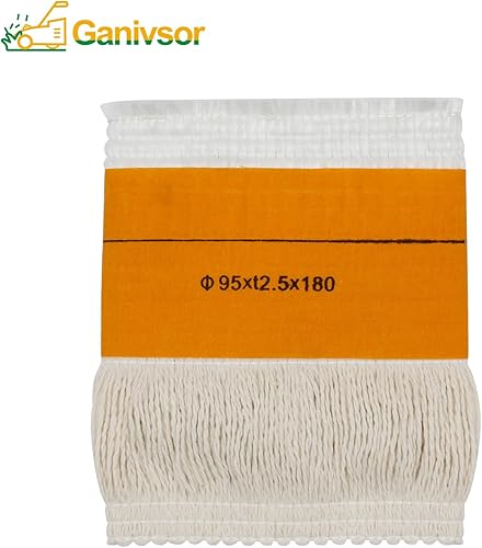 Miniatura 2 de Ganivsor Mecha de lámpara de aceite para calentador Ø95 × t2.5 × 7.087 in para reemplazo de mecha de calentador de queroseno, se adapta a mechas de