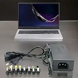 Carregador Premium Universal 120W Para Notebook, Laptop, TV, Monitor, Painel De LED, Bivolt 110/220V, 9 Adaptadores, Multi Conectores, Fonte Universal Para Diversas Marcas, Marca VARENZIA