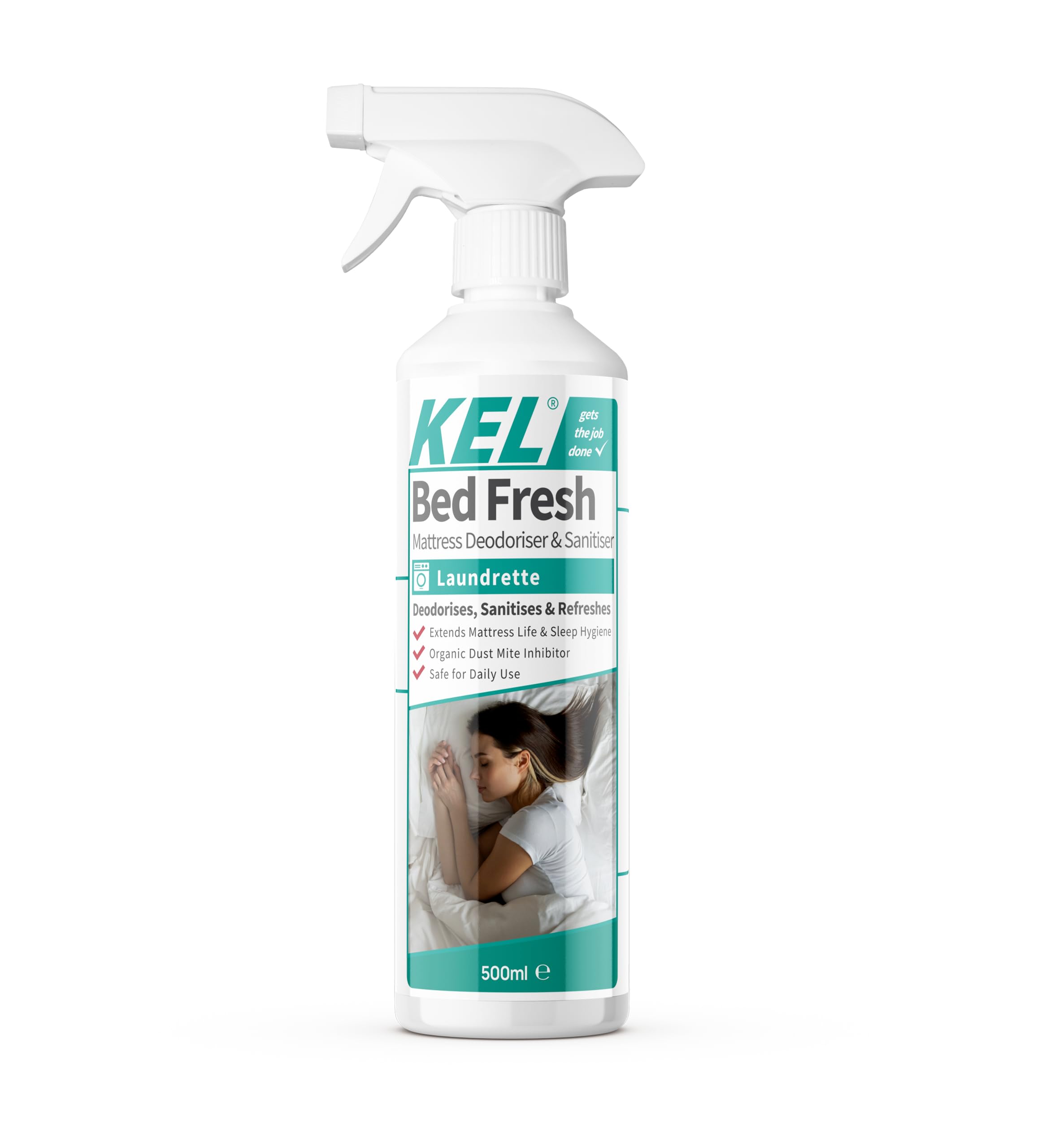 KEL - Bed Fresh Mattress Deodoriser & Sanitiser | Organic Dust Mite Inhibitor, Odour & Allergen Remover - 500ml
