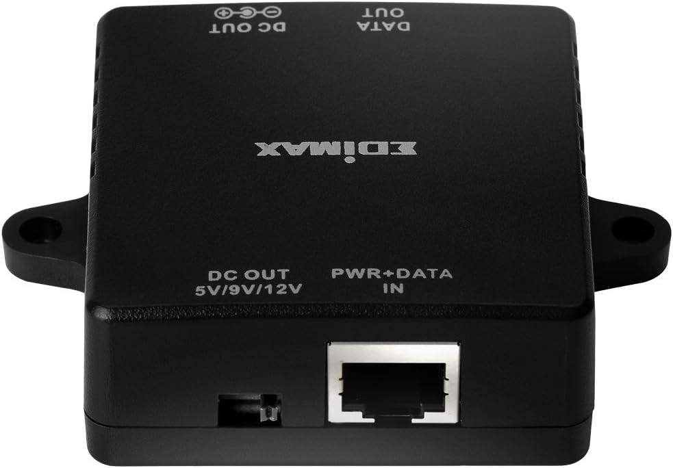 Best Cyber Monday 🔥 Edimax Pro Compact Gigabit PoE+ Splitter with Adjustable 5/9/12V x 2A Output, IEEE 802.3at, Delivers Data and Power from PoE Runs to Non-PoE Devices for up to 100 Meters, GP-101ST Best Cyber Deals 🔥 Edimax Pro Compact Gigabit PoE+ Splitter with Adjustable 5/9/12V x 2A Output, IEEE 802.3at, Delivers Data and Power from PoE Runs to Non-PoE Devices for up to 100 Meters, GP-101ST